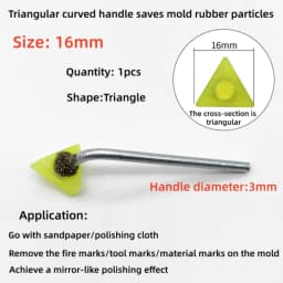 Mold Mirror Polishing Rubber Particle Back Adhesive Sandpaper Ultrasonic Grinding Machine Rubber Head Fire Removal Pattern