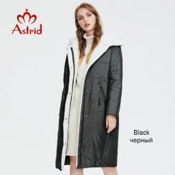 Astrid Women's winter jacket female parkas long Plush Padded coat for women 2023 Oversize warm clothing fur hooded outerwear