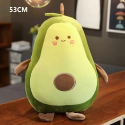Giant Long&Fat Avocado Stuffed Plush Toy Filled Doll Fruit Cushion Pillow Soft Plush Doll Toy Child Baby Girl Birthday Gift
