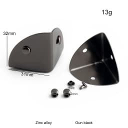 2/4/10PCS 35mm,32mm Metal Triangle Corner Protective Buckle For Bags Book Photo Album Clip Clasps Decoration Hook Accessories