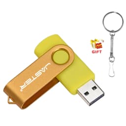 Free Custom Company Logo USB Flash Drive 128GB Key Chain Pen Drive 64GB 4GB 8GB 16GB Pendrive Memory Stick 32GB Metal USB Stick