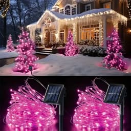 Solar LED Copper String Light 8 Modes Fairy Outdoor Holiday Garland Decoration Garden 30M/20M/10M/5M/2M Party Lights
