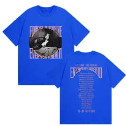 Rock Florence + The Machine Everybody Scream Tour 2026 Graphic T Shirt Men Women Vintage Cotton Short Sleeve T-Shirts Streetwear