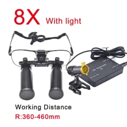 4X 5X 6X 8X 6x Dental Loupes Binnocular Magnifying Glass Medical Magnifier Surgical Loupe Dentist Tools Surgery Dentistry