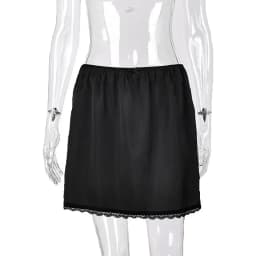 Linad Summer Sexy Satin White Mini Skirts For Women Street Chic Red High Waist Skirt Casual Slim Elastic Waist Skirt Female 2025