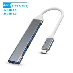5-in-1 USB 3.0 HUB 5Gbps USB C Docking Station PD 65W Type C to USB HUB USB 3.0 Splitter OTG Adapter For PC Laptop Macbook Pro
