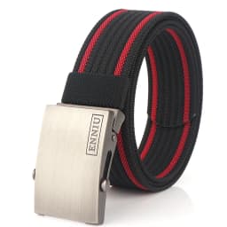 Nylon Tactical Belt For Men Metal Buckle Adjustable Belts Male Training Combat Elastic Canvas Waistband High Quality
