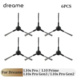For Dreame L10s Pro Gen 3 / L10s Pro Gen 2 / L10s Pro / L10 Prime Robot Vacuum Spare Parts Main Side Brushes Mop Cloths Filters