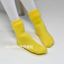 1/6 Scale Short Sports Stripe Socks with Heel Model Soldier Clothes Accessories Fit 12'' Male Female Action Figure Body Dolls