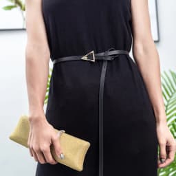 Fashion Adjustable Thin Belt Luxury Black PU Leather Female Designer Girdle Korean Corset Metal Buckle Belts For Women White