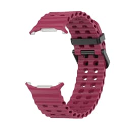 NEW Marine Silicone Strap for Samsung Watch Ultra 47mm Bracelet No Gaps Sport Two-Tone Band for Galaxy 8 Ultra Watchband Straps