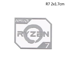 AMD Ruilong Ryzen R9 R7 R5 R3 Vega Metal Sticker Notebook Desktop Logo Sticker 1PC