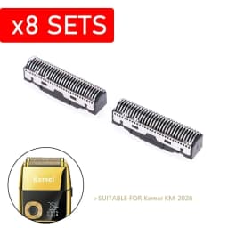 Replacement Blade for Kemei KM-2028 2027 TX8 Original Professional Blades Set Hair Trimmer Clipper Barber Shaving Accessories
