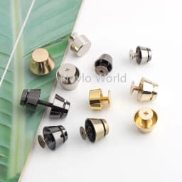 10-50pcs11-15mm Metal Bucket Shape Screw Back Rivet Studs Nail Stud for Garment Leather Craft Belt Wallet Decoration Accessories