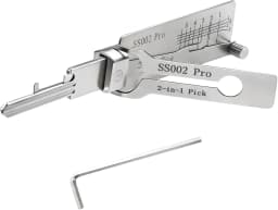 SS001 SS002 PRO 2-in-1 Stainless Steel Master Key Decoder Master Key Decoder Suitable for Opening Room Door Locks