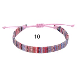 Woven Ethnic Nepal Bracelet Boho Women Men Fabric Thread Rope Hand Wrist Strap Weave Braid Wristband Luck Friendship Knot Bangle