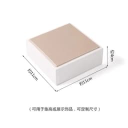 Champagne White Display Case Necklace Rack High-End Jade Jewelry Display Props Counter Display Crystal Exhibition Stand