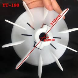 1PC Plastic Motor Fan Blade Adjustable Motor Cooling Fan Impeller Motor Fan Vane High Temperature For Hydraulic Motor Accessorie