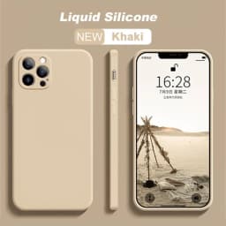 Luxury original liquid silicone phone case for iPhone14 15 13 12 11 Pro Max Mini X XR XS 7 8 Plus Shockproof Soft Case