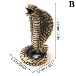 Copper Brass Mini Snake Antique Bronze Decor Figurines For Interior Decoration Desktop Ornament Pure Copper Miniatures Statue
