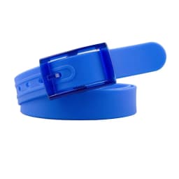 New Plastic Buckle Belt Candy Colored Silicone Casual Pants Jeans Fashionable Belt Without Metal Belts for Women and Men