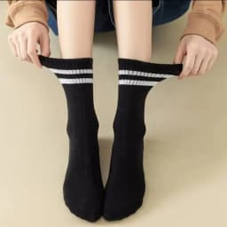 5/6/10 Pairs Women's Mid Socks Solid Color Breathable Comfortable In Autumn Winter Absorbing High-Quality Casual Socks Sports