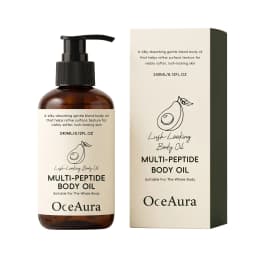 Multi Peptide Firming Body Oil Avocado Extracted Nourish Glow Radiance Skin Tightening Anti Aging Moisturizing Massage Body Oil