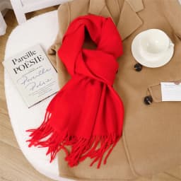 70Color Solid Winter Women Scarf Warm Thicken Cashmere Shawl Outdoor Tassels Pashmina Lady Wrap Windproof Scarves Fashion Luxury