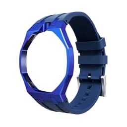Modification Kit Aluminum Metal Case+Silicone Strap for Swatch X AP Royal Pop Pocket Watch Changer To Wristwatch Accessories