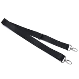 1pcs Black Adjustable Nylon Shoulder Bag Belt Replacement Laptop Crossbody Camera Strap 120x2.5cm