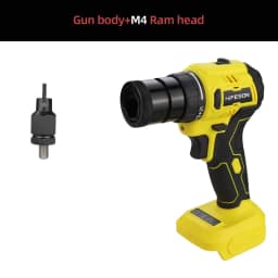 HIFESON Powerful Brushless Electric Rivet Nut Gun Nut Riveter Rivet Tool No Battery M3M4M5M6 For 18V/21V/26V Makita Battery