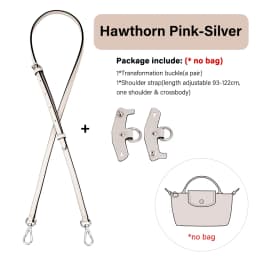 CRAZYSMITH Bag Transformation Bag Accessories for Longchamp Mini Bag Straps Punch-free Genuine Leather Shoulder Strap Crossbody