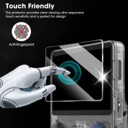 4 IN 1 Storage Case Game Console Travel Carrying Bag Screen Protectors Tempered Glass Film for R36S R36MAX K36 Accessories