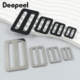 5/10Pcs 20-50mm Stainless Steel Tri-Glide Slider Buckles for Bag Strap Backpack Adjust Webbing Clips Clasp Bags Accessories