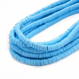 6mm 350pcs/lot Color Flat Round Polymer Clay Beads Loose Spacer Beads for Jewelry Making DIY Bracelet Necklace Earrings Design