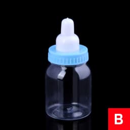 12pcs Fillable Bottles Sweet Candy Boxes Baby Shower Baptism Party TableDecor