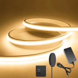 Latest 24V Solid COB Neon LED Strip Light With Wireless PIR Motion Sensor Switches Pure Silicone Gel Tube Waterproof High Bright