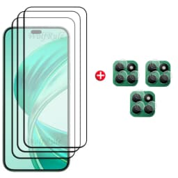 6-in-1 Full Cover Glass For Huawei Honor X8b Honor X8b Tempered Glass Full Glue 9H Screen Protector Honor X8b Lens Glass