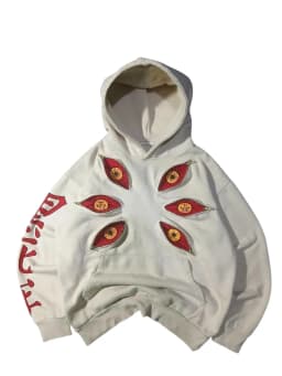 Gojo Satoru Six Eye Graphic Hoodies Oversized Punk Gothic Casual Hoodie Sweatshirts Harajuku Streetwear Y2k Men Women Clothing