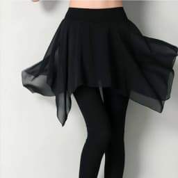 Mini Dance Skirts Women Irregular Ballet Gymnastics Training Clothes Chiffon Black Skirt Elastic Waist Y2k Harajuku New