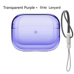 Transparent Protective Lanyard Case Cover For Airpods Pro 2 TPU Soft Skin Shockproof Case Cover Designed for Airpods Pro2 Earbud
