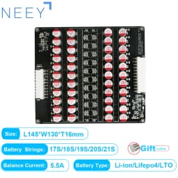 NEEY 5A 3S 4S 5S 6S 7S 8S 9S 10S 11S 12S 13S 14S 15S 16S 17S Active Equalizer Balancer Lifepo4/lipo/lto Battery Energy Capacitor