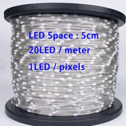 Dream Color LED String Lights Accessories WS2811 RGBIC Addressable Individually Fairy Strip 5V Room TV Party Kitchen Decoration