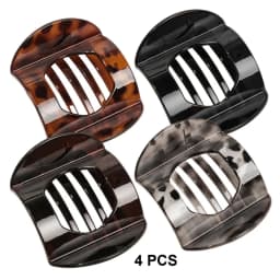 New Large Small Sizes PC Hair Clips for Women Non-slip Hair Accessories Vintage Arc Shaped Duck Claw Hairpins Girl Barrettes