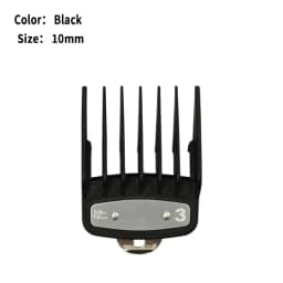 Professional Hair Clipper Limit Guide Comb for Wahl Trimmer Barber Guide Comb Haircut Tool Clipper Limit Combs Black/Clear