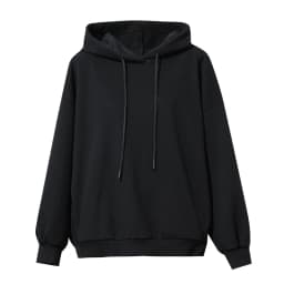 Amii Hooded Pullover Sweatshirt Drawstring Drop Shoulder Loose Fit Slimming Casual 2026 Winter Women's Clothes 12624037