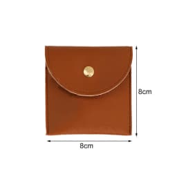 High-end PU Leather Jewelry Packaging Bags Flap Snap Necklace Ring Bracelet Earrings Gift Storage Jewelry Organizer Pouch Joyero