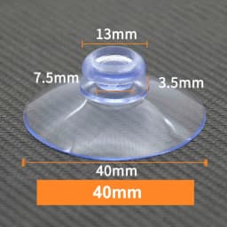 PVC Round Glass Table Top Soft Anti Slip Pads Non Adhesive Bumpers Pad Plastic Suction Pad For Table Glass Top