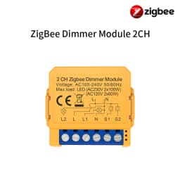 AVATTO WiFi/ZigBee 1/2 Gang Dimmer Light Switch Module,Smart Dimmer Switch Module APP Remote Control For Tuya Alexa Google Home