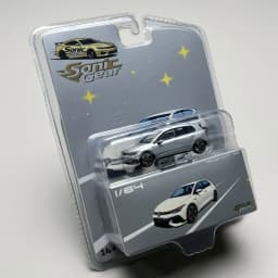 [In Stock] Sonic Gear 1/64 Mazda RX7 AE86 Golf GTI Honda JAZZ alloy car model, ideal for holiday gifts and collection pieces.